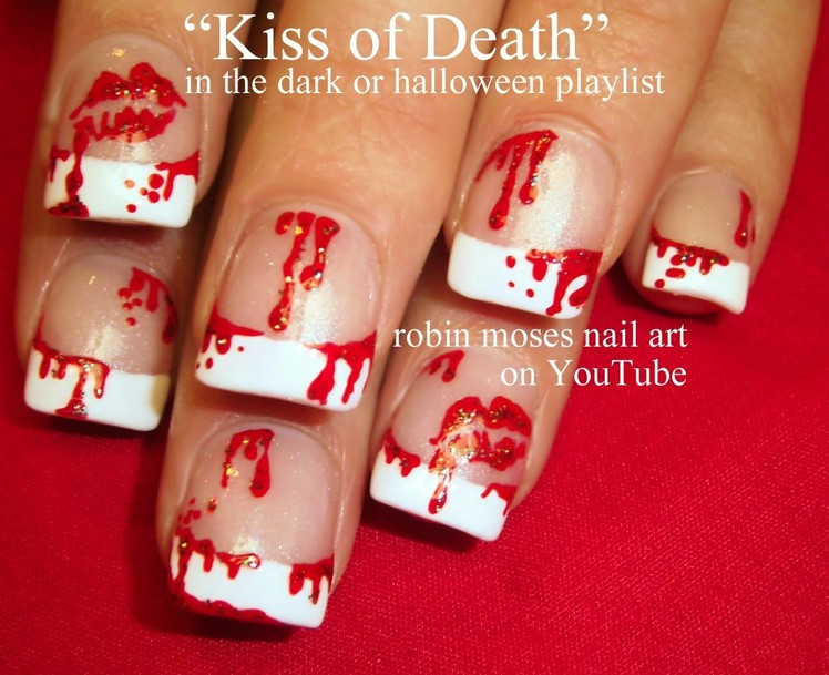 Nail Art Tutorial | My Bloody Valentine Nails | Anti - Love Nail Art Design