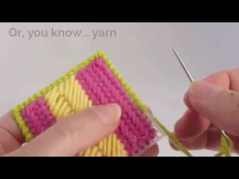 Plastic Canvas Basics: How to Make a Whip Stitch Edging