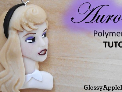 Polymer Clay Disney Sleeping Beauty Aurora Charm.Pendant Tutorial. La Bella Addormentata Nel Bosco