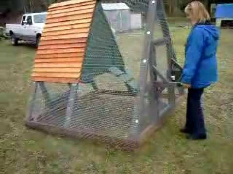 Portable chicken tractor coop or duck pen - Duckingham Palace