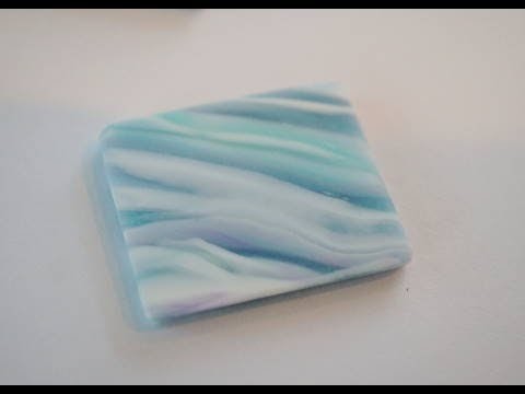 Seafoam Colored Marble Cutting Board, Polymer Clay Tutorial