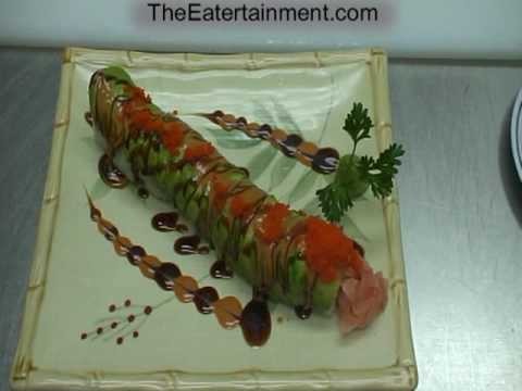 SUSHI CATERPILLAR ROLL  Asian Chow @AsianChow.com The Authentic Asian Eatertainment Experience