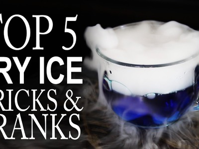 5 Awesome Tricks & Pranks With Dry Ice!