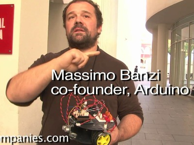 Arduino co-founder Massimo Banzi demos robot "not for nerds"