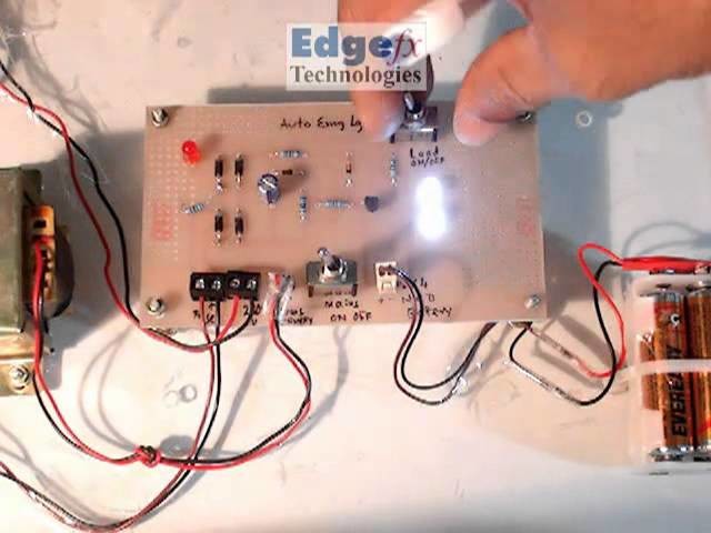 Automatic LED Emergency Light | Projects for Engineering Students