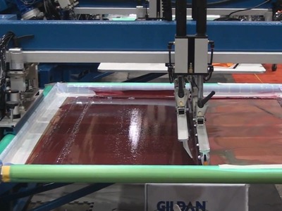 Automatic Screen Printing: M&R Presses In Action