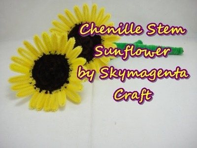 Chenille Stem. Pipe Cleaner Craft - Sunflower