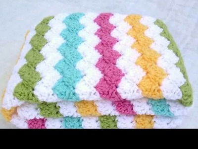 Crochet baby blanket fast