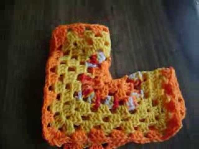 Crochet hexagon jacket-  FOLDING THE HEXAGON