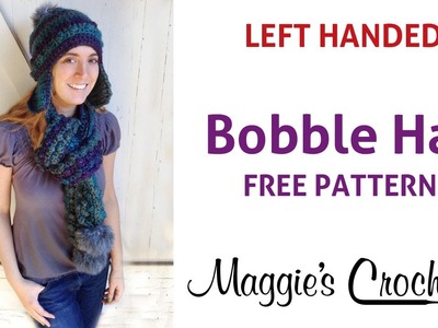 Deborah Norville Saturate Bobble Hat Free Crochet Pattern - Left Handed