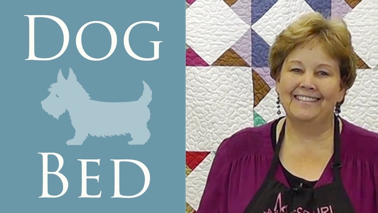 Fabric Scrap Dog Bed: An Easy Sewing Project Tutorial with Jenny Doan of Missouri Star Quilt Co