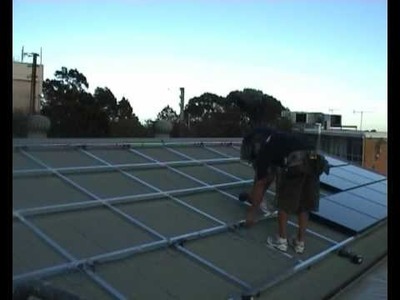 Greening Australia SA Solar Panel installation by Green Corps