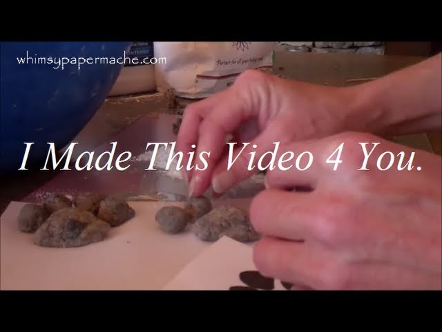 How 2 Make and Use Paper Mache Pulp