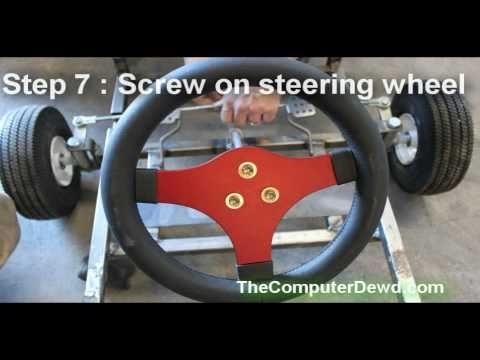 How to build a go kart : Part 3 : Steering