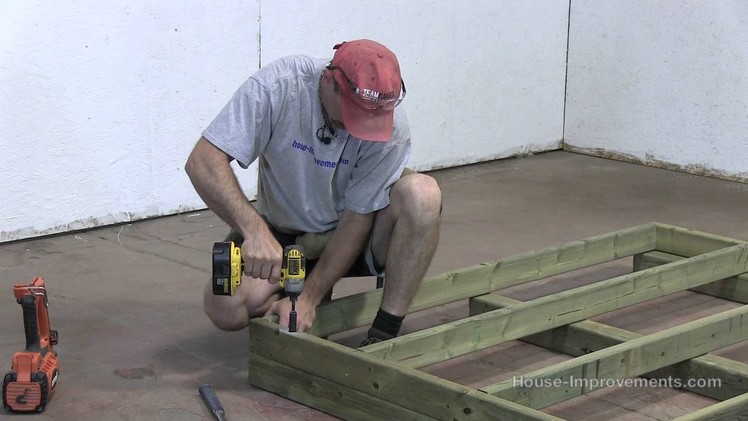 How To Build A Shed - Part 1 Building The Floor
