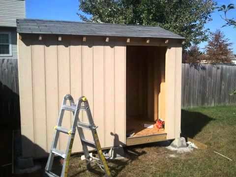 How to Build a Shed - Part 5, Shed Front Side