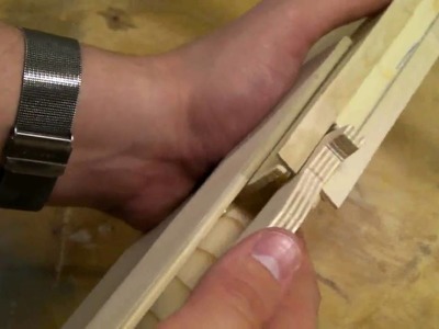 How to Build a Wooden Crossbow with String, PVC, and Glue