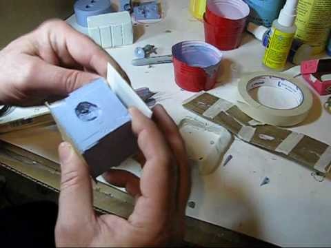 How to Cast Fantasy Miniatures in a two part rubber mold video 2 of 2