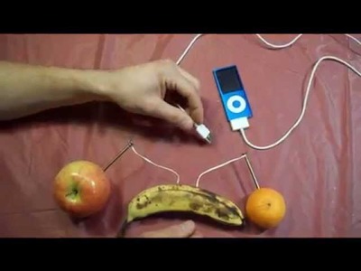 How to Charge an iPod with fruits.