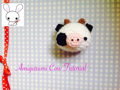 How to crochet a cute little cow - amigurumi tutorial