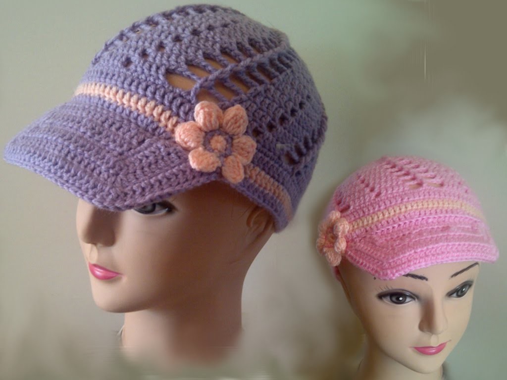 How to crochet a hat peak - free crochet pattern tutorial
