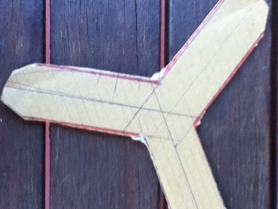 How to Make a Cardboard Boomerang - 3 Prongs - Step by Step Instructions