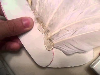 How to make; Feather Angel Wings