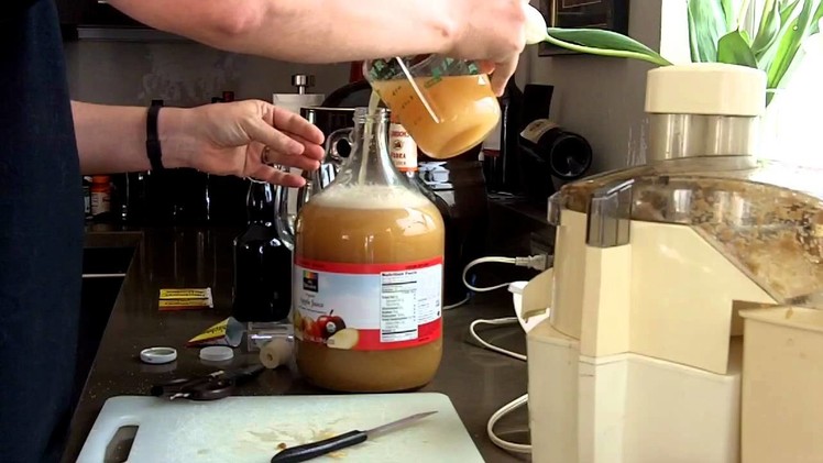 How to make organic hard cider in about 5 minutes