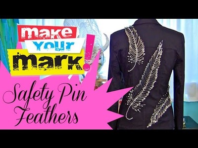 How to: Make Safety Pin Feathers