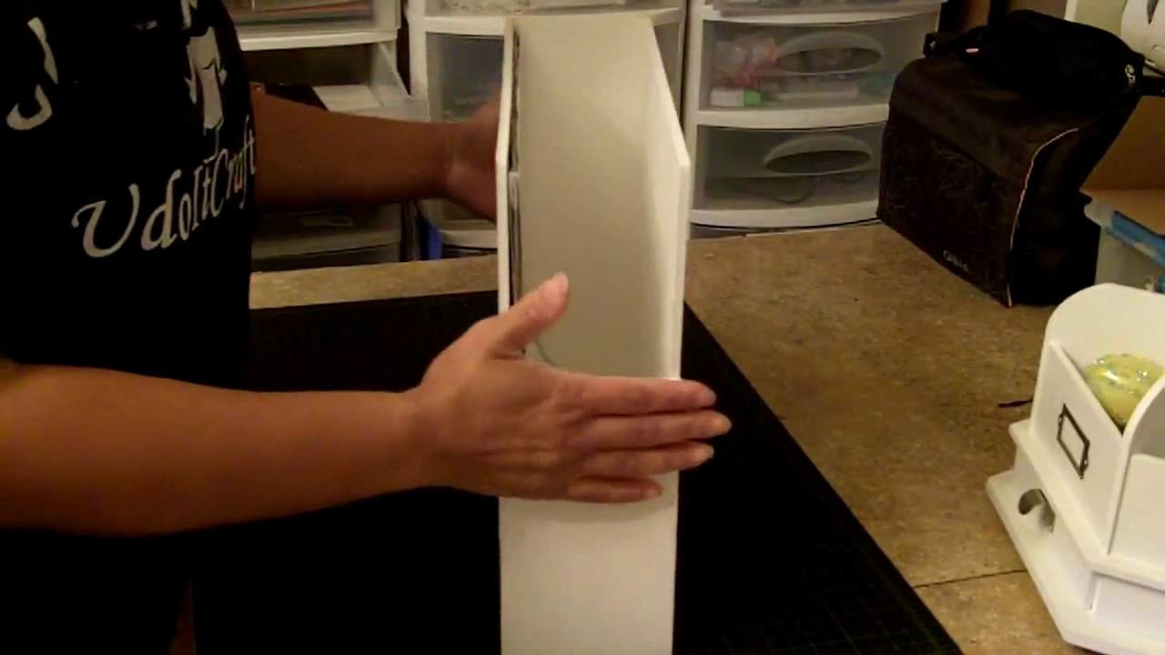How to make your own Crop Hopper or Cardstock Storage