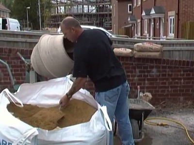 How to Mix Cement and Concrete with a Cement Mixer