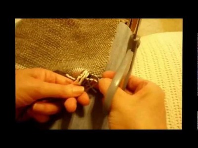 How to Weave on a Loom - Video 18 - Twisting the Fringe