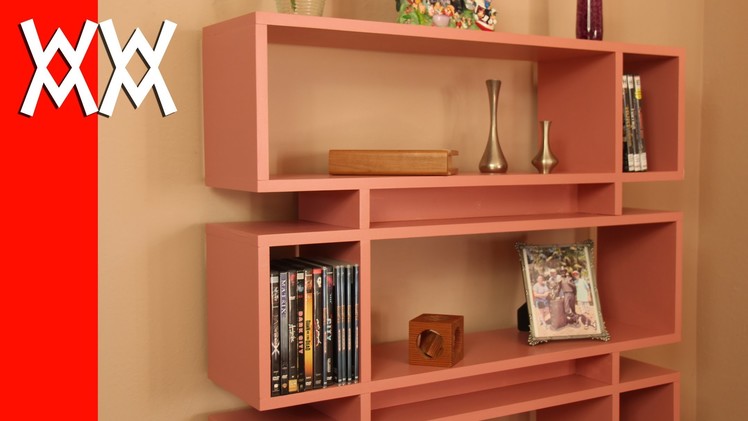 Make a bookcase using a single sheet of plywood