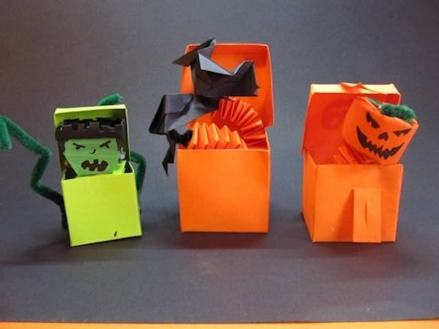 Make a Paper Jack-in-the-Box for Halloween