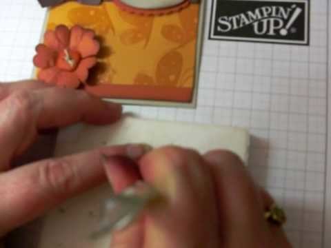 Make flowers with Stampin' Up!'s Scallop Circle Punch
