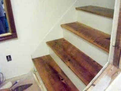 Motion Sensing LED Illuminated Stair lights.