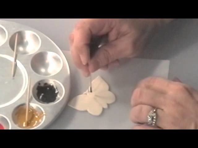 Polymer Clay Projects: Butterfly Broach Pt 1