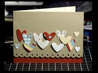 Punched Hearts - Make a Card Monday #57