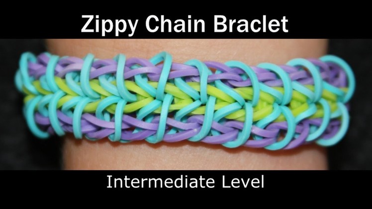 Rainbow Loom® Zippy﻿ Chain Bracelet