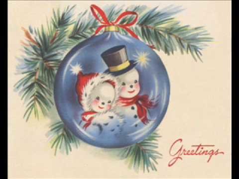 Vintage Greeting Card Images Snowmen Vol 1