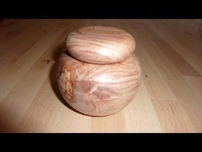 Wood Turning Projects Maple Box 1of2