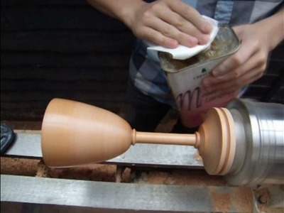 Woodturning Projects - Turning a Wooden Goblet
