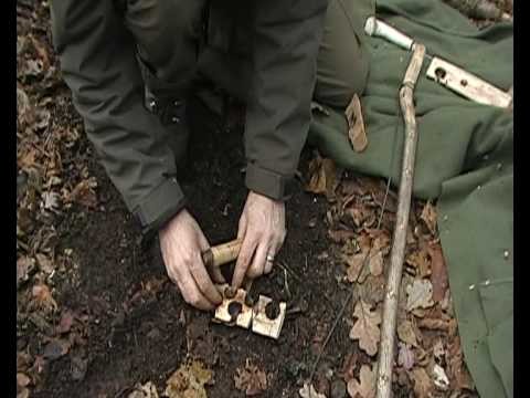 An Instructional video on the bow drill fire lighting
