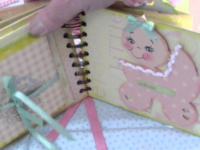 Baby Girl Mini Album, Diaper Bag, Bundle of Joy My Version