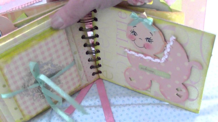 Baby Girl Mini Album, Diaper Bag, Bundle of Joy My Version