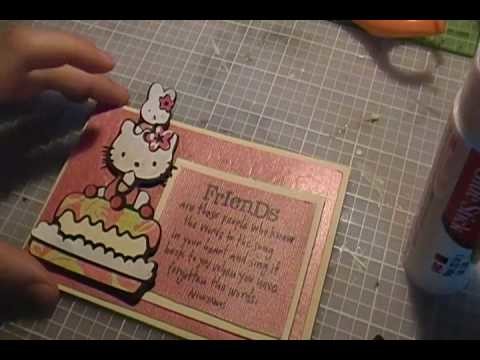 Hello Kitty Birthday Card Part 2