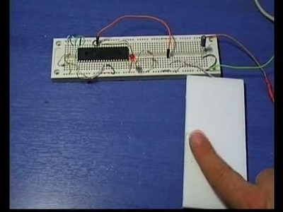 How the Capacitance touch sensor (button-switch) works