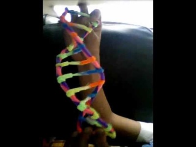 HOW TO MAKE A DNA MODEL USING PIPE CLEANERS!!