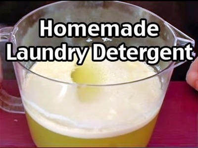 How To Make Homemade Laundry Detergent