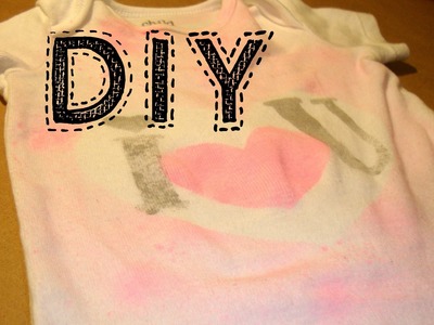 How to Make Valentine's Day Gifts : How to make Spray Painted Valentinesday Shirts